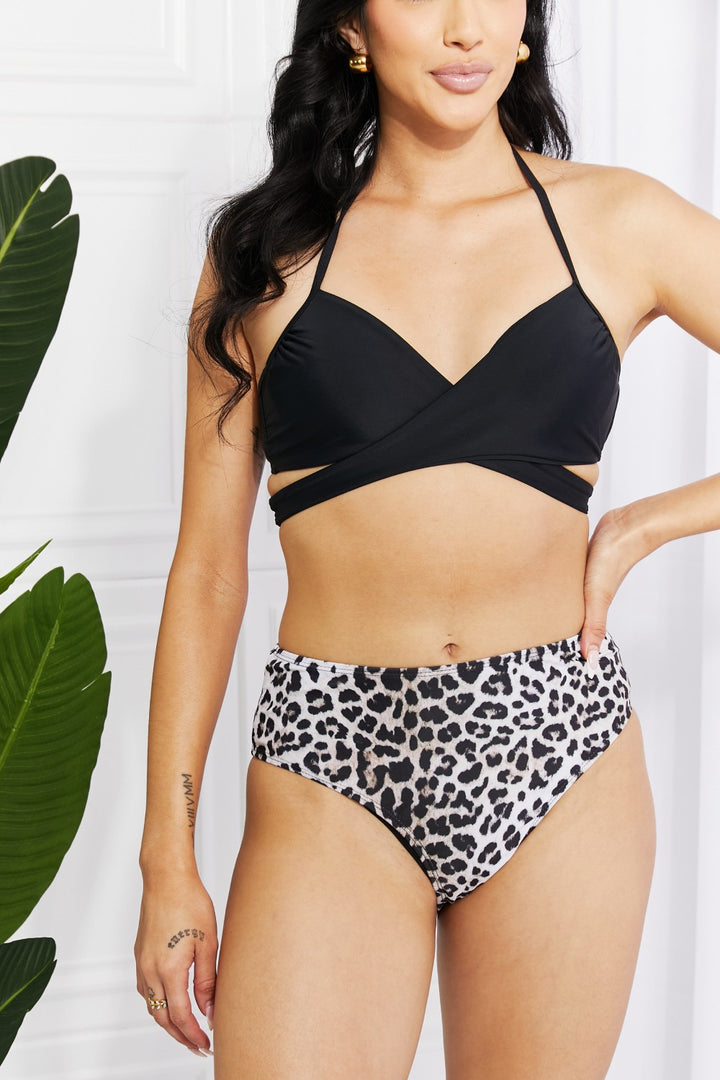 Marina West Swim Summer Splash Halter Bikini Set in Black-Trendsi-[option4]-[option5]-[option6]-[option7]-[option8]-Shop-Boutique-Clothing-for-Women-Online