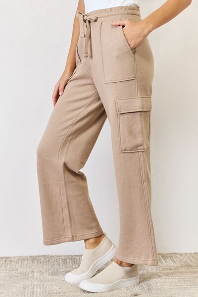 RISEN High Waist Cargo Wide Leg Pants-Trendsi-[option4]-[option5]-[option6]-[option7]-[option8]-Shop-Boutique-Clothing-for-Women-Online