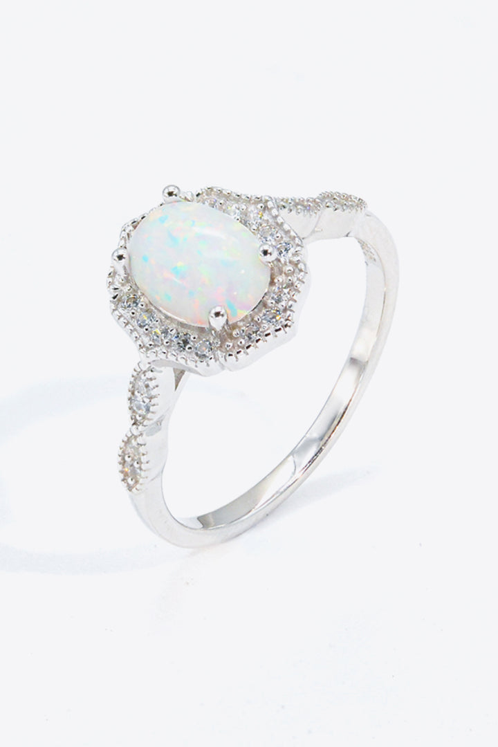 Just For You 925 Sterling Silver Opal Ring-Trendsi-[option4]-[option5]-[option6]-[option7]-[option8]-Shop-Boutique-Clothing-for-Women-Online
