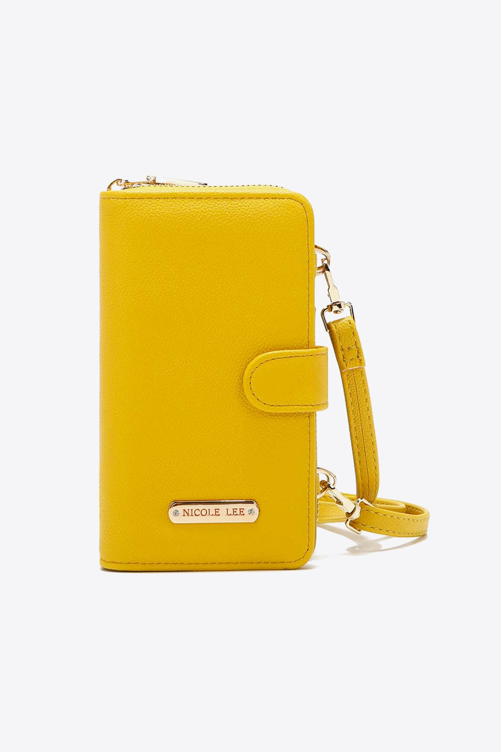 Nicole Lee USA Two-Piece Crossbody Phone Case Wallet-Trendsi-Mustard-One Size-[option4]-[option5]-[option6]-[option7]-[option8]-Shop-Boutique-Clothing-for-Women-Online