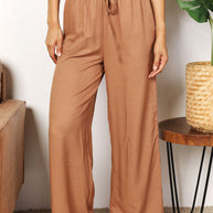 Double Take Drawstring Smocked Waist Wide Leg Pants-Trendsi-[option4]-[option5]-[option6]-[option7]-[option8]-Shop-Boutique-Clothing-for-Women-Online