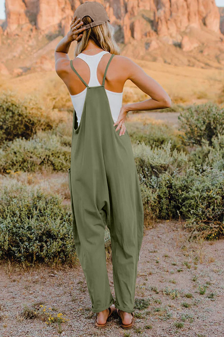 Double Take V-Neck Sleeveless Jumpsuit with Pockets-Trendsi-[option4]-[option5]-[option6]-[option7]-[option8]-Shop-Boutique-Clothing-for-Women-Online