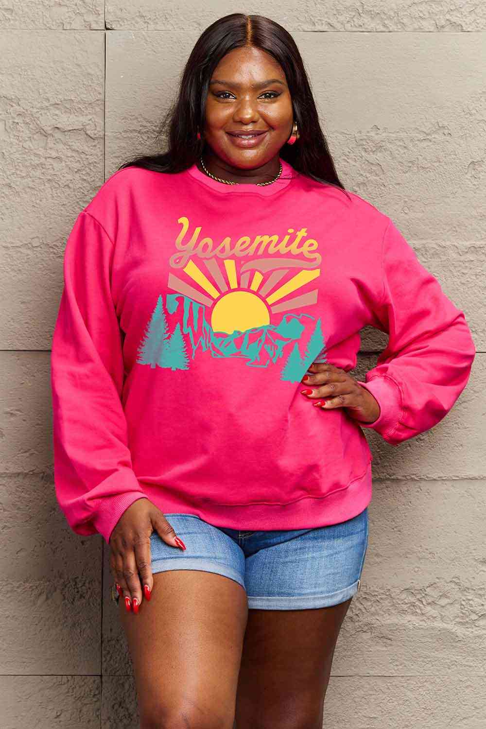 Yosemite on sale crewneck sweatshirt