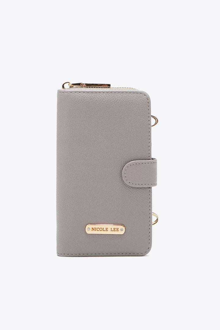 Nicole Lee USA Two-Piece Crossbody Phone Case Wallet-Trendsi-Gray Dawn-One Size-[option4]-[option5]-[option6]-[option7]-[option8]-Shop-Boutique-Clothing-for-Women-Online