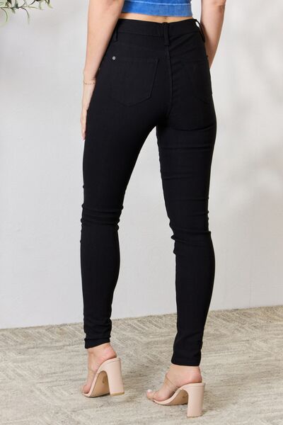 YMI Jeanswear Hyperstretch Mid-Rise Skinny Jeans-Trendsi-[option4]-[option5]-[option6]-[option7]-[option8]-Shop-Boutique-Clothing-for-Women-Online