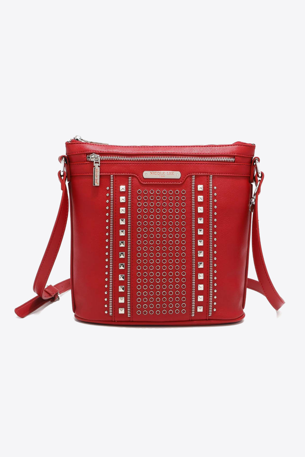 Nicole Lee USA Love Handbag-Trendsi-Red-One Size-[option4]-[option5]-[option6]-[option7]-[option8]-Shop-Boutique-Clothing-for-Women-Online