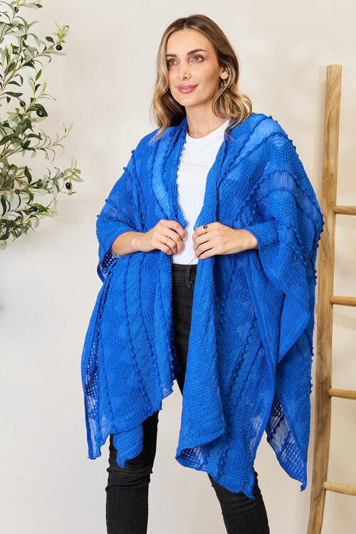 Justin Taylor Open Front Kimono-Trendsi-Blue-One Size-[option4]-[option5]-[option6]-[option7]-[option8]-Shop-Boutique-Clothing-for-Women-Online