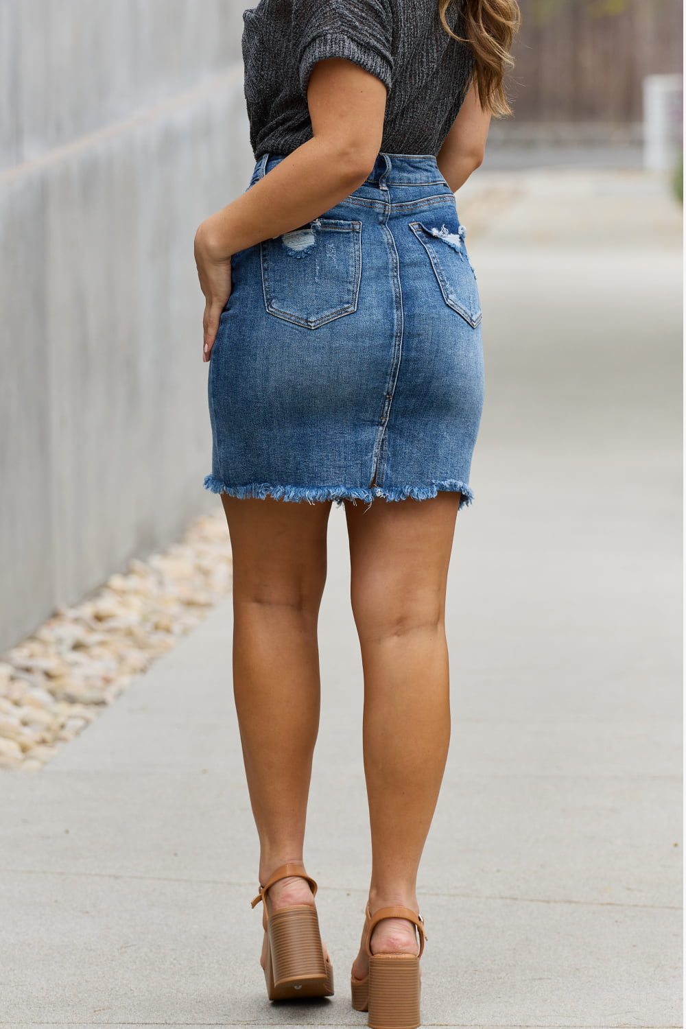 RISEN Amelia Denim Mini Skirt-Trendsi-[option4]-[option5]-[option6]-[option7]-[option8]-Shop-Boutique-Clothing-for-Women-Online
