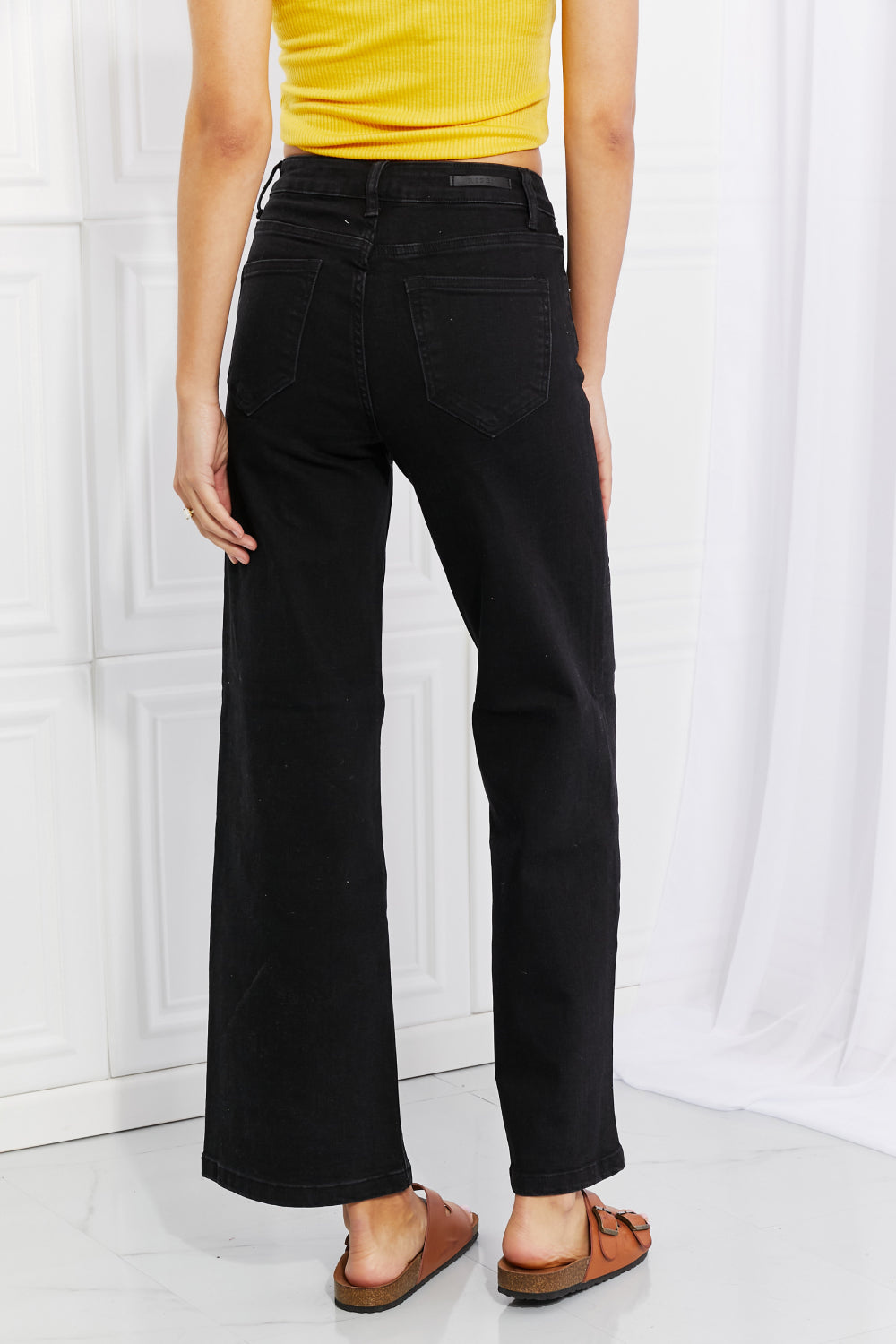 RISEN Amanda Midrise Wide Leg Jeans-Trendsi-[option4]-[option5]-[option6]-[option7]-[option8]-Shop-Boutique-Clothing-for-Women-Online