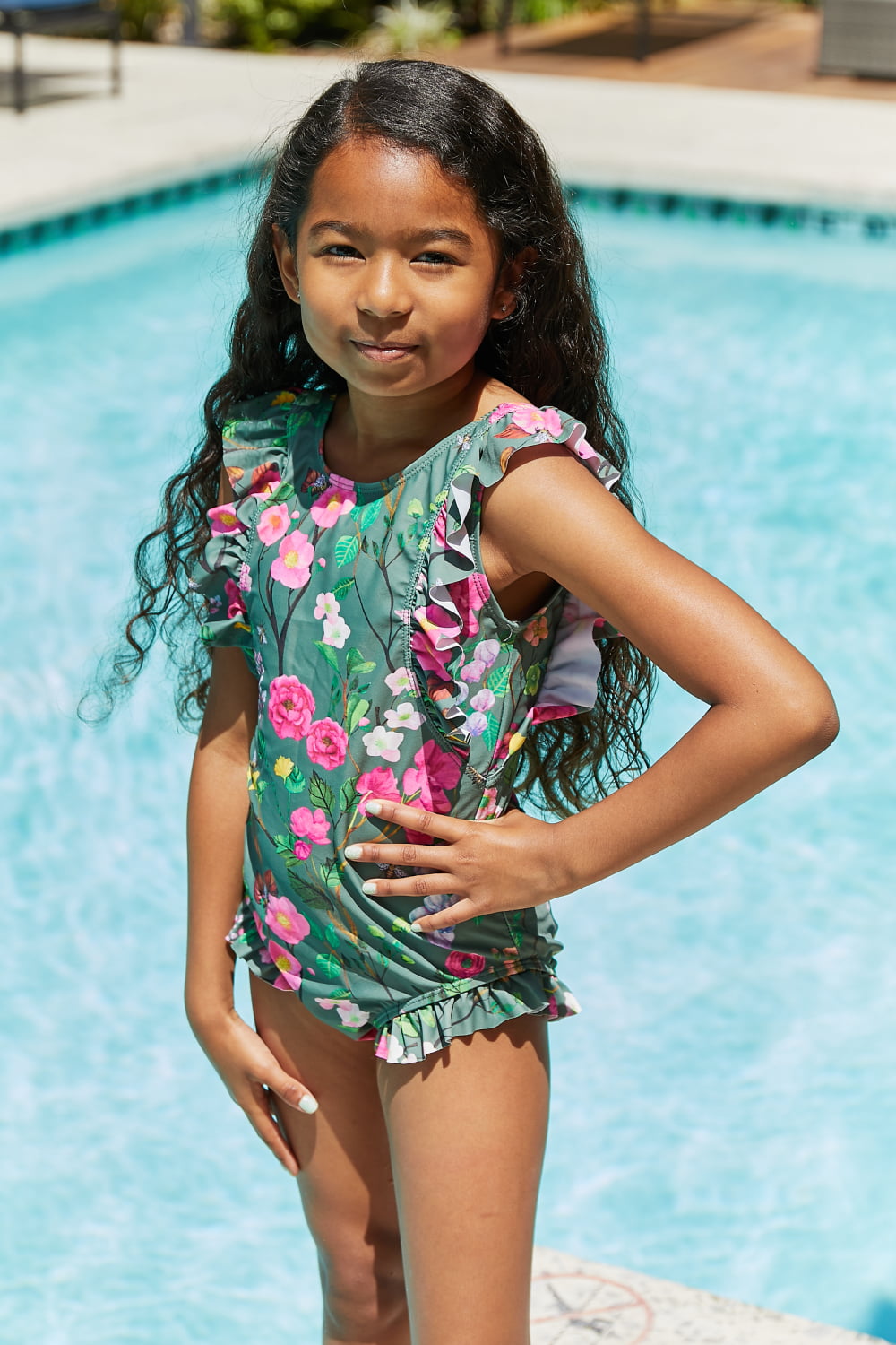 Marina West Swim Bring Me Flowers V-Neck One Piece Swimsuit In Sage-Trendsi-[option4]-[option5]-[option6]-[option7]-[option8]-Shop-Boutique-Clothing-for-Women-Online