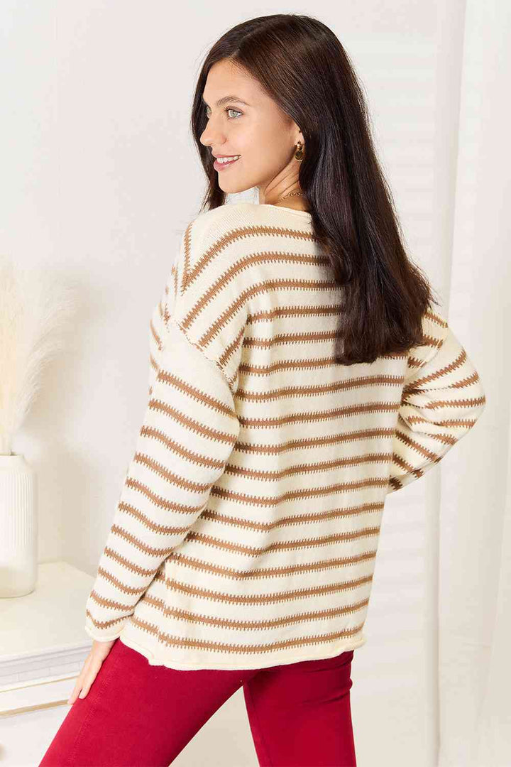 Double Take Striped Boat Neck Sweater-Trendsi-[option4]-[option5]-[option6]-[option7]-[option8]-Shop-Boutique-Clothing-for-Women-Online